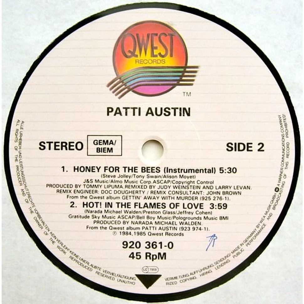 Patti Austin - Honey For The Bees
