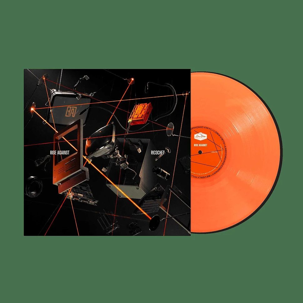 Rise Against - Ricochet Indie Exclusive Neon Orange Vinyl Edition