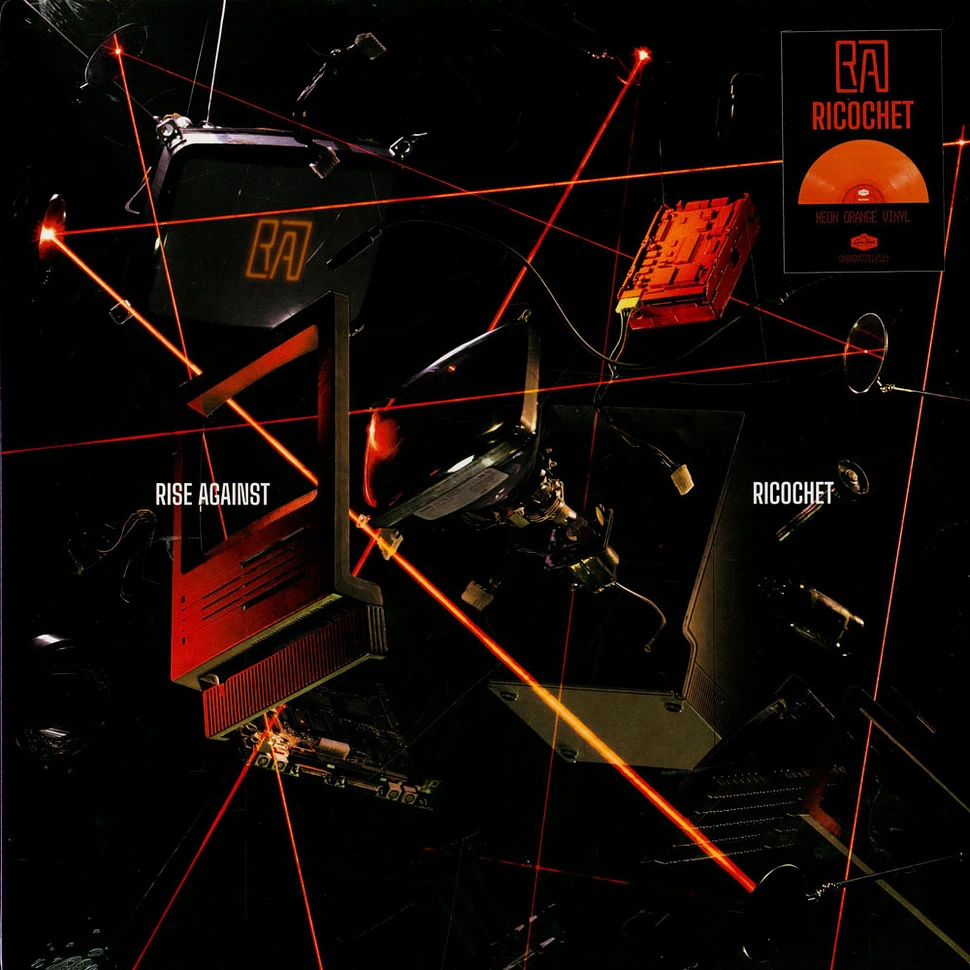 Rise Against - Ricochet Indie Exclusive Neon Orange Vinyl Edition