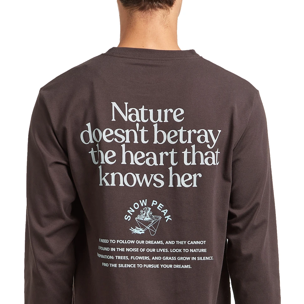 Snow Peak - Living With Nature L/S T-Shirt