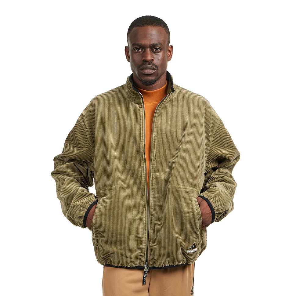 adidas - Equipment Reversible Corduroy Jacket (Focus Olive) | HHV