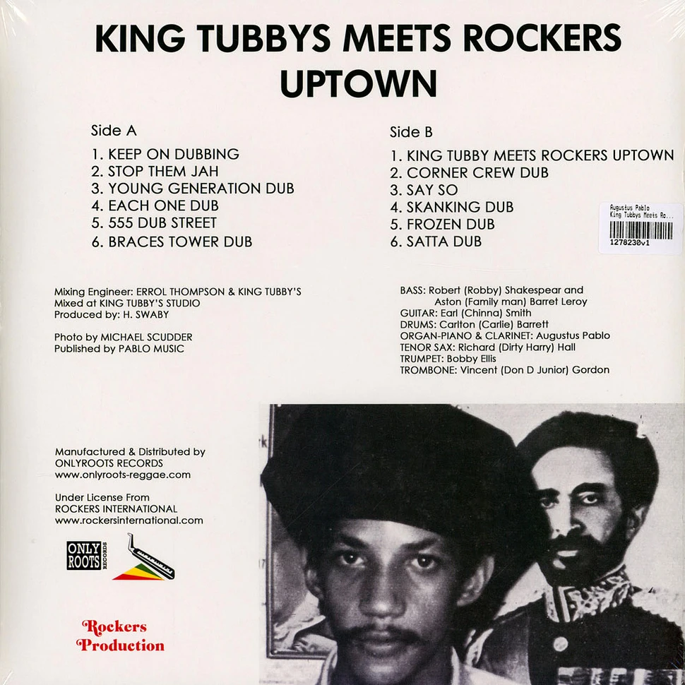 Augustus Pablo - King Tubbys Meets Rockers Uptown HHV Exclusive Clear Red Vinyl Edition