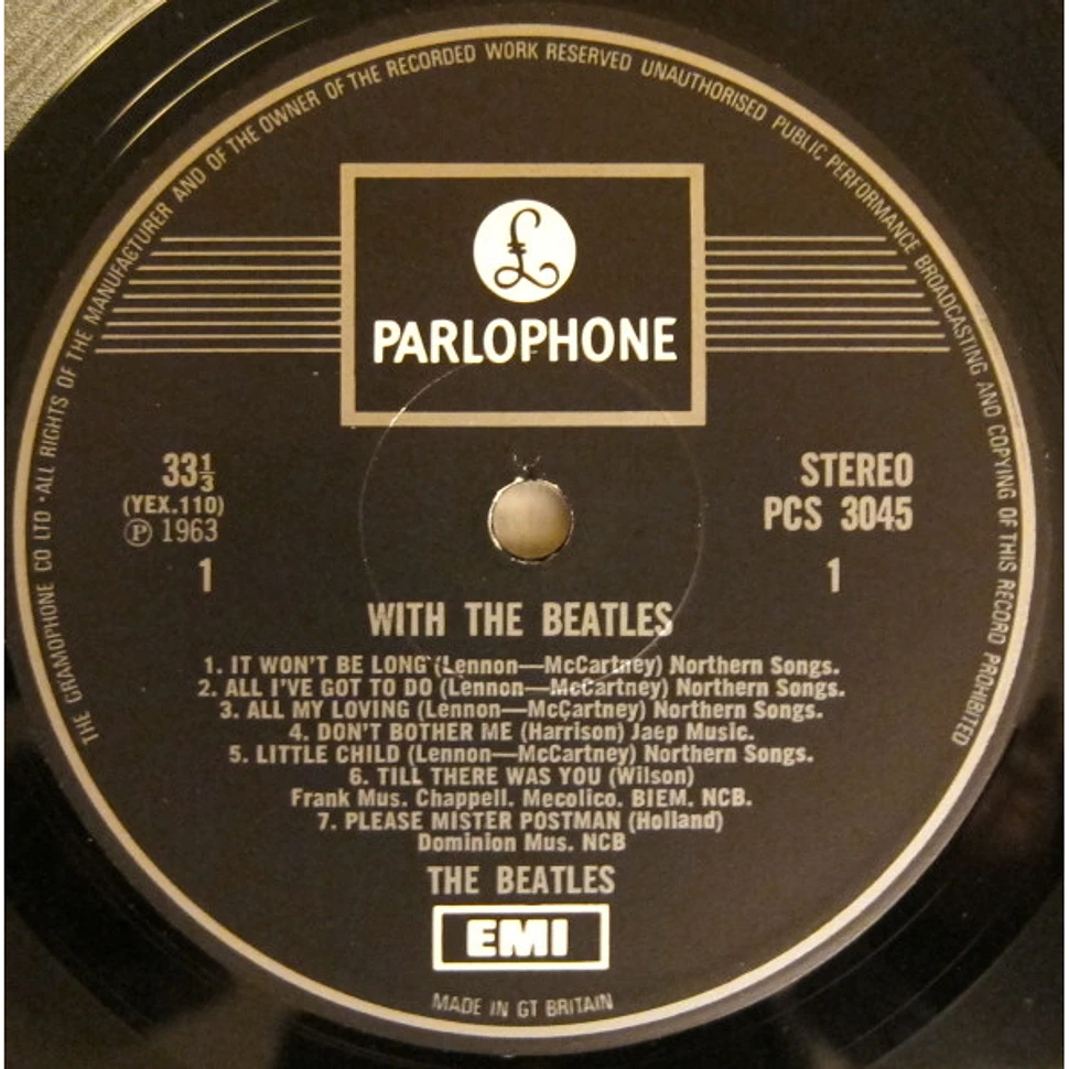 The Beatles With The Beatles Vinyl LP 1969 UK Reissue HHV the-beatles-with-the-beatles-vinyl-lp-1969-uk-reissue-hhv