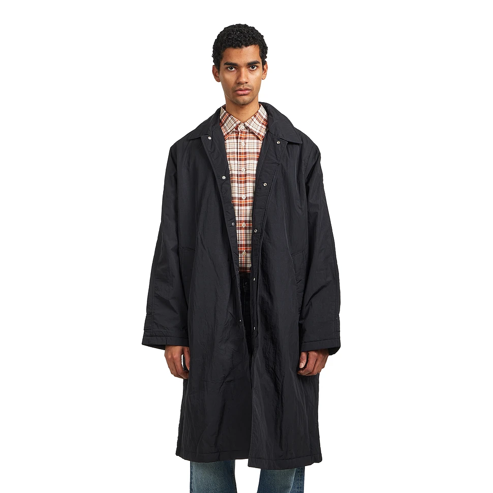 Sunflower - Relaxed Nylon Coat (Black) | HHV
