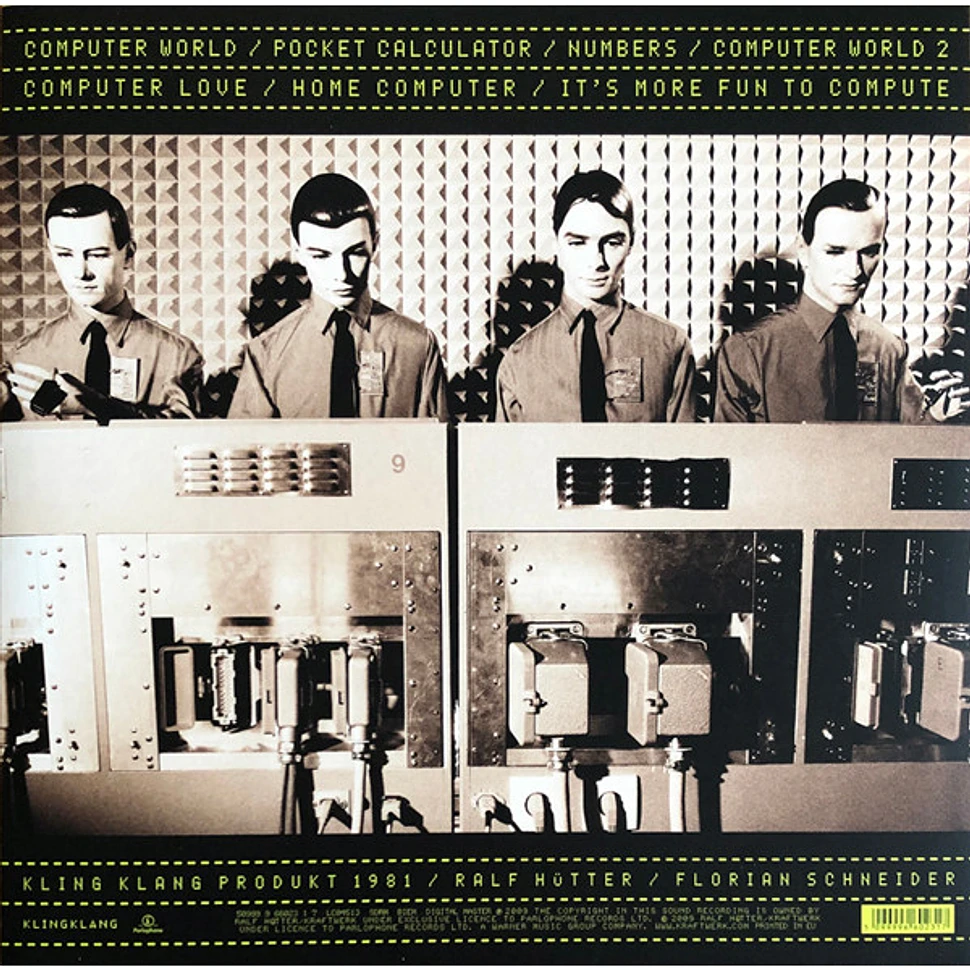 Lp Computer Kraftwerk - Computer World - Vinyl LP - 2017 - EU - Reissue | HHV
