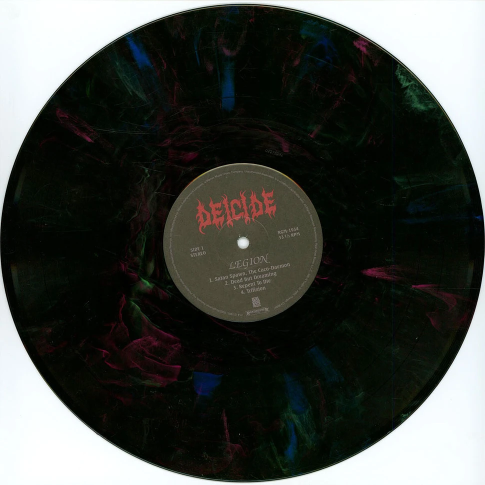 Deicide Legion Rainbow Inferno Pressing Vinyl LP 1992 Reissue HHV