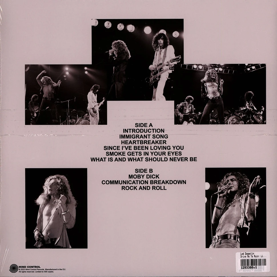 Led Zeppelin - Drive Me To Ruin: Live At Festival Hall