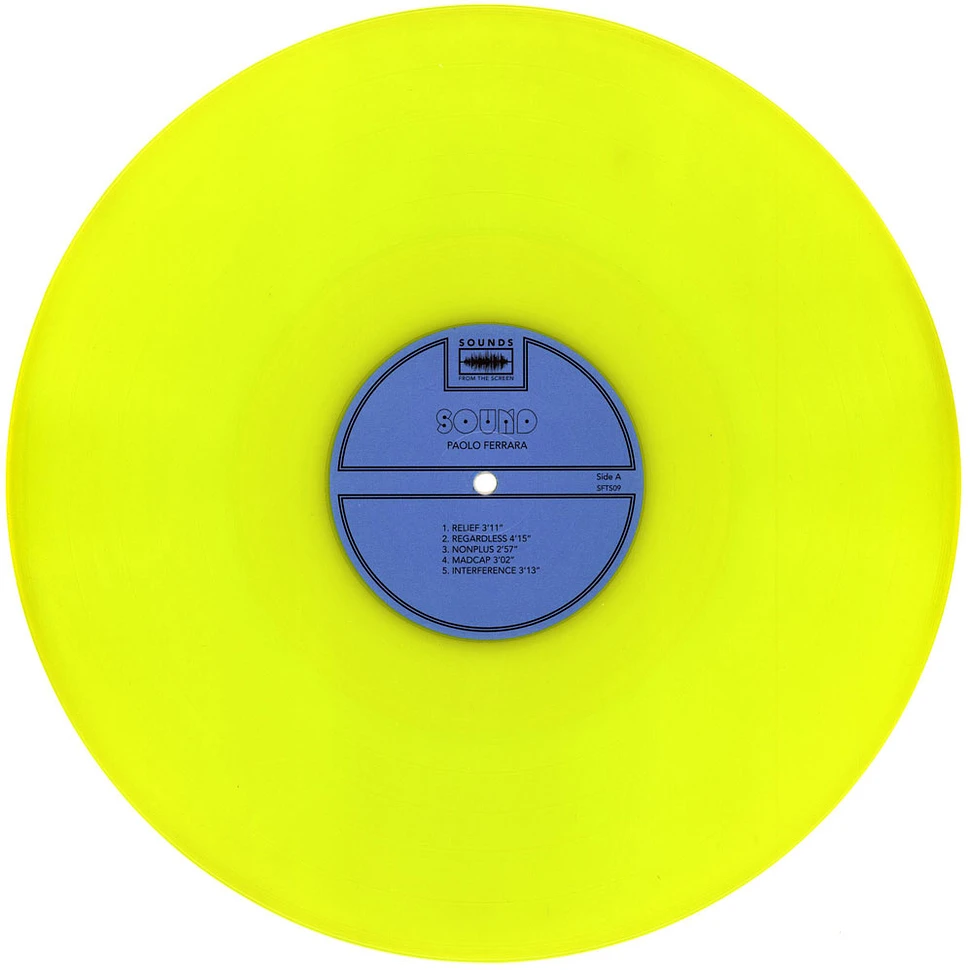 Paolo Ferrara - Sound HHV Exclusive Clear Yellow Vinyl Edition