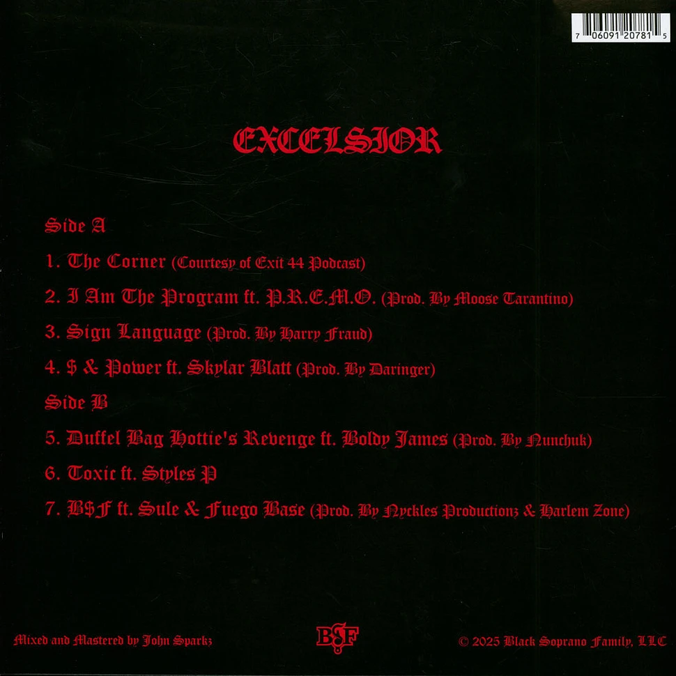 Benny The Butcher - Excelsior Black Vinyl Edition