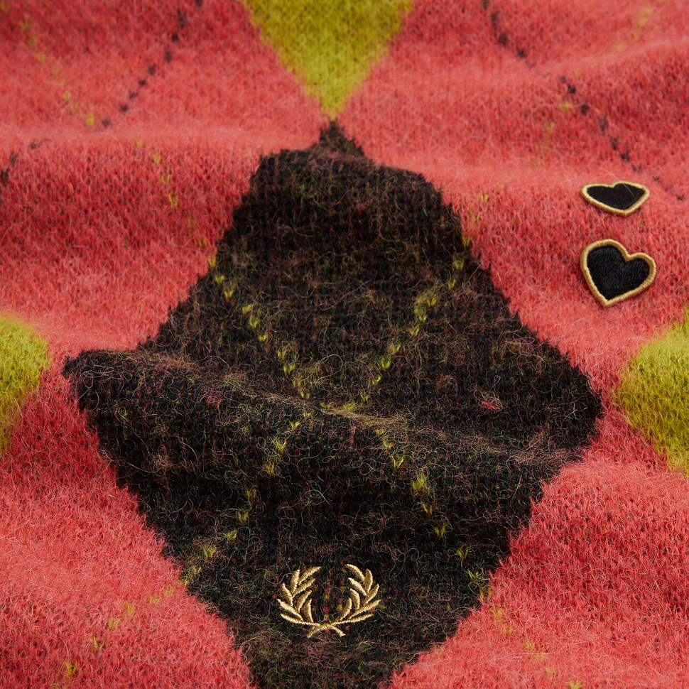 Fred Perry x Amy Winehouse Foundation - Amy Brushed Argyle Scarf