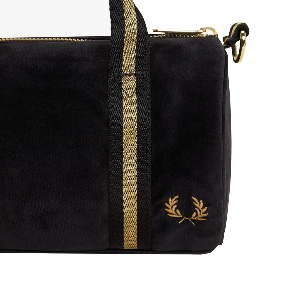 Fred Perry x Amy Winehouse Foundation - Amy Mini Velour Barrel Bag