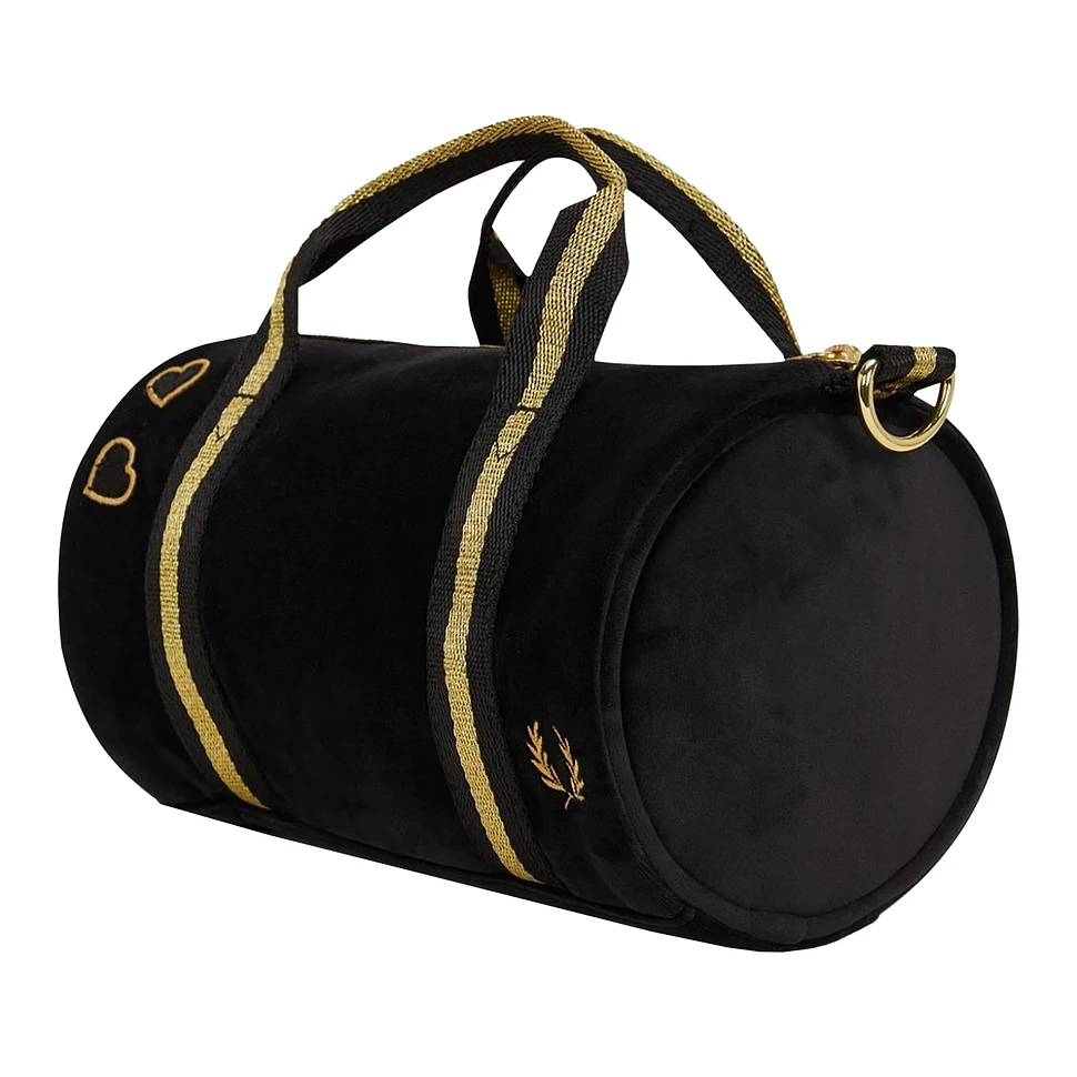 Fred Perry x Amy Winehouse Foundation - Amy Mini Velour Barrel Bag