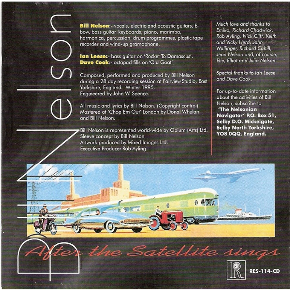 英CD Bill Nelson After the Satellite Sings  RES114CD Resurgence /00110 英CD Bill Nelson After the Satellite Sings RES114CD