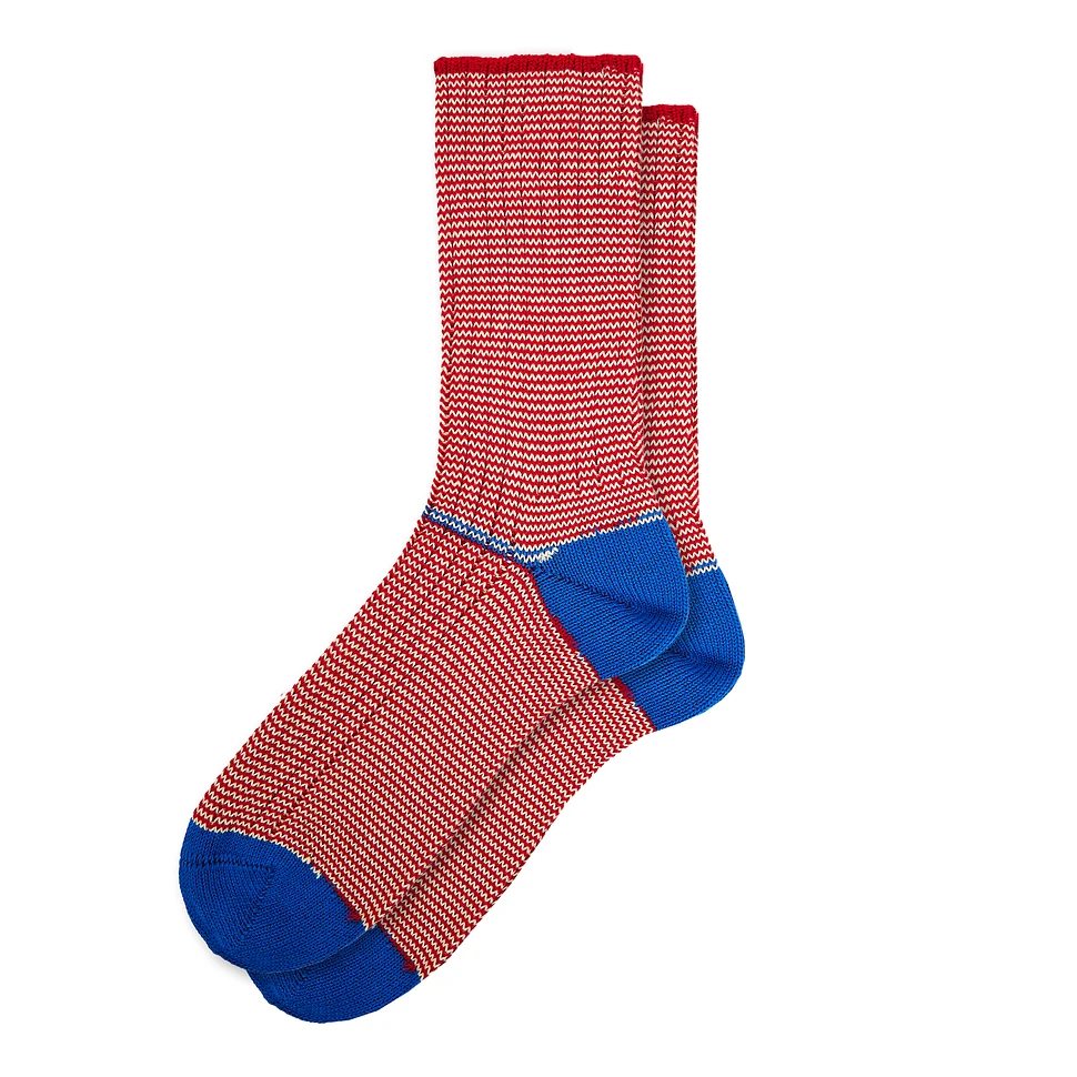 Pinstripe Rib Socks