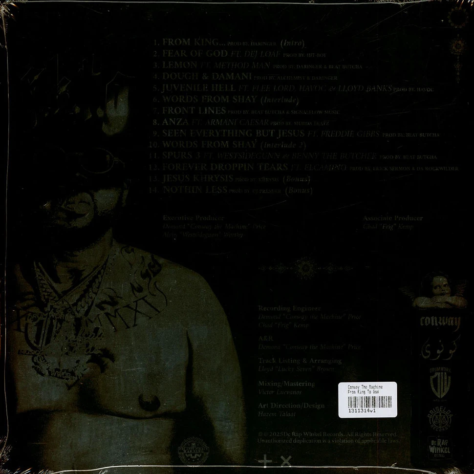 Conway The Machine - From King To God - Vinyl LP - 2020 - EU