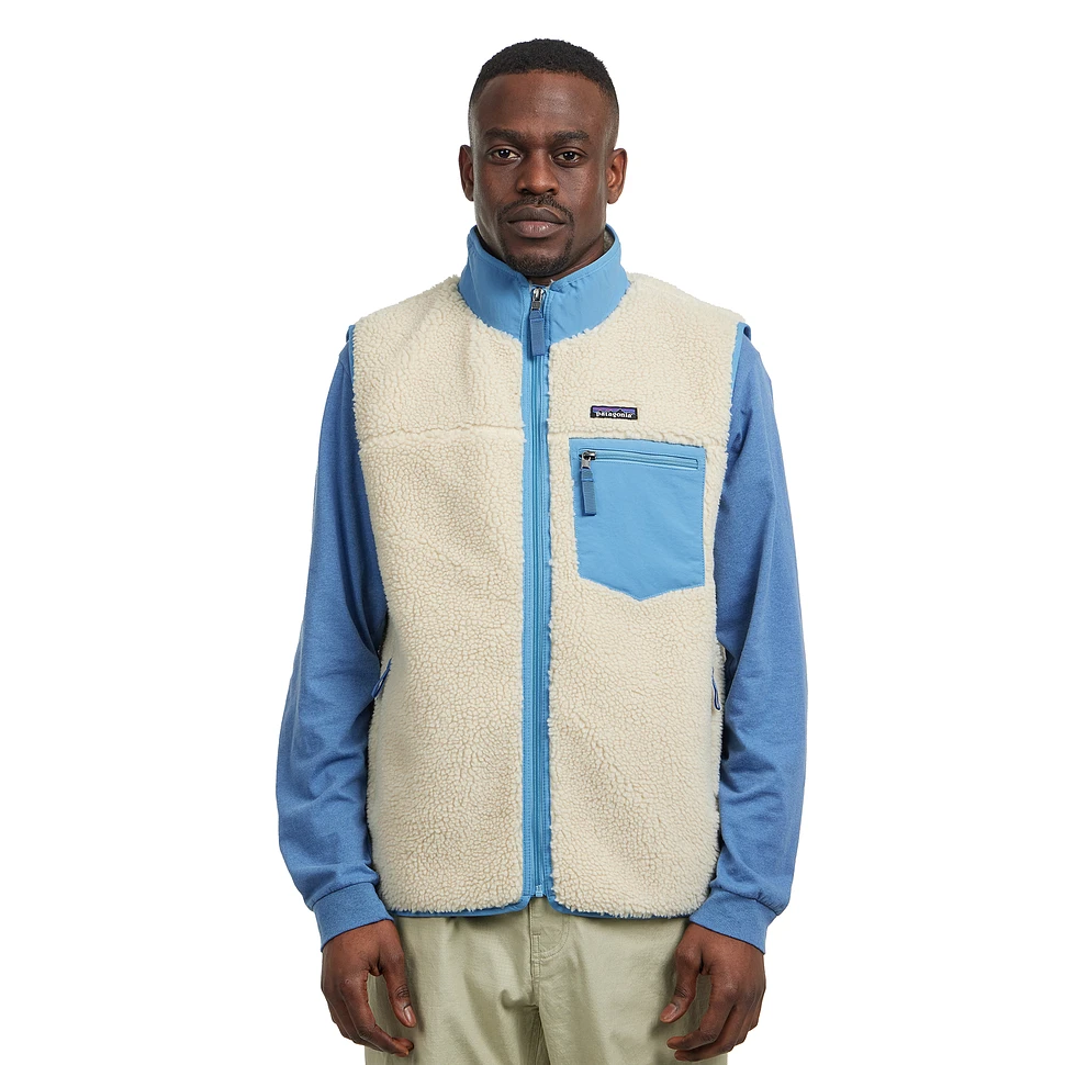 Patagonia - Classic Retro-X Vest (Dark Natural / Shore Blue) | HHV