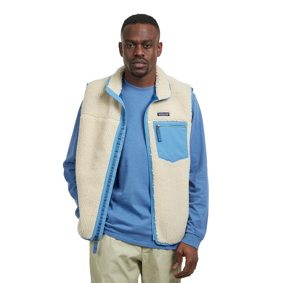 Patagonia - Classic Retro-X Vest (Dark Natural / Shore Blue) | HHV