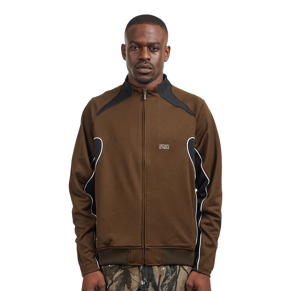 SEDAN ALL-PURPOSE - OG Logo Track Jacket (Brown / Black) | HHV