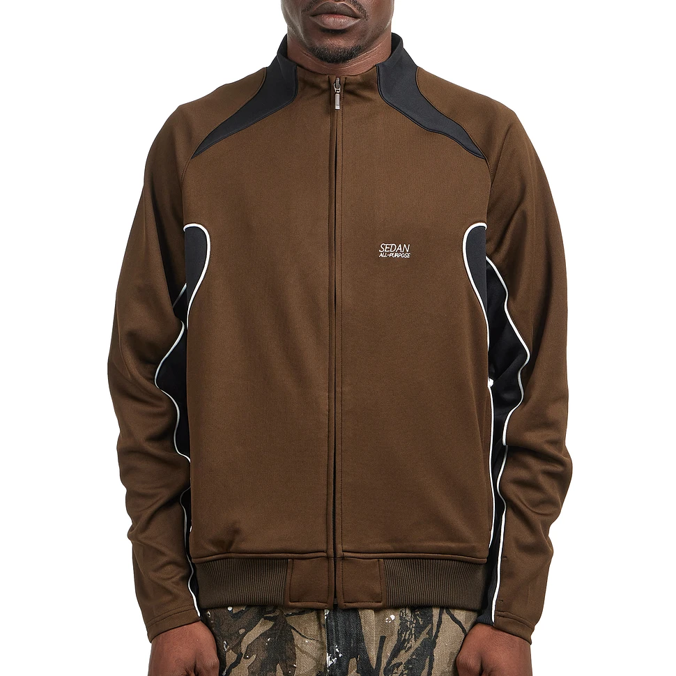 SEDAN ALL-PURPOSE - OG Logo Track Jacket (Brown / Black) | HHV