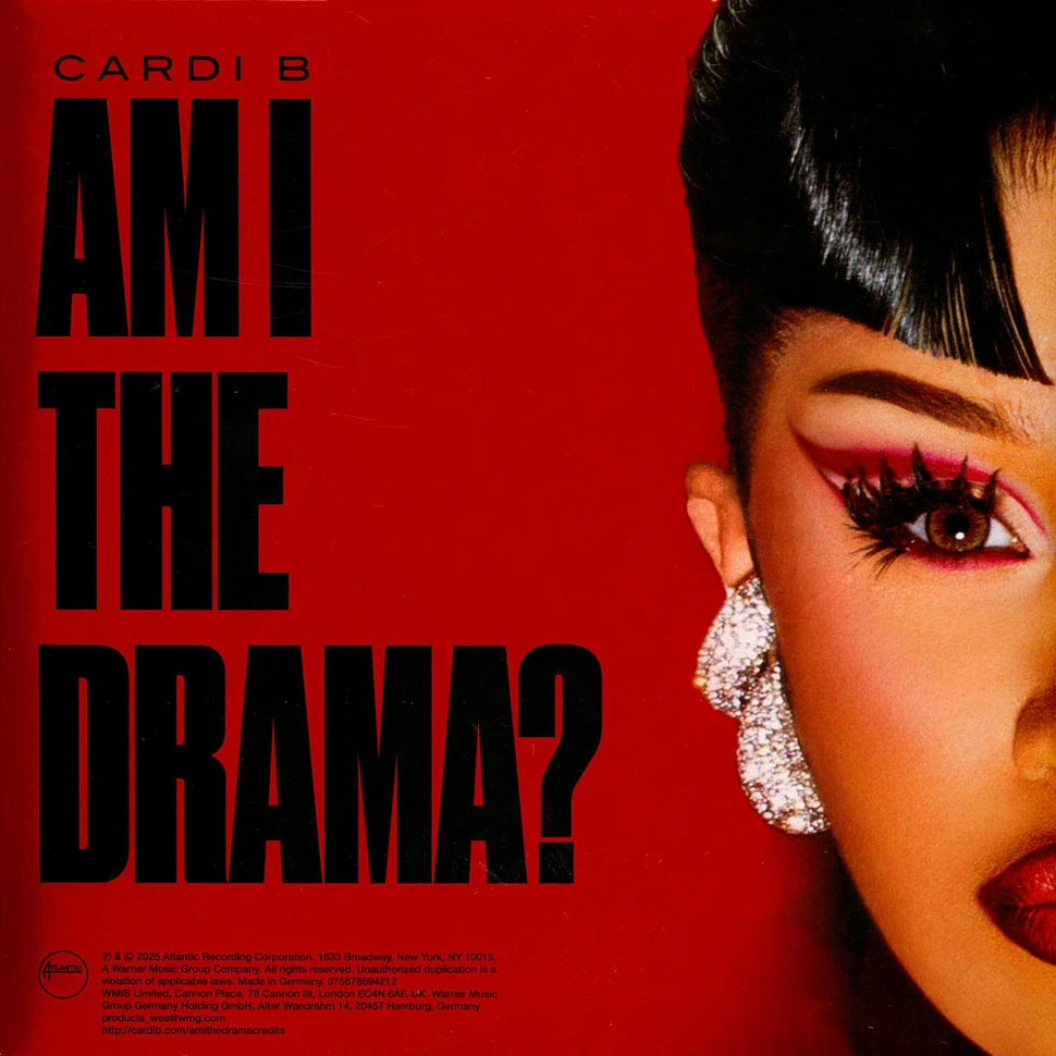 【未開封・限定版】Cardi B AM I THE DRAMA? 2枚セット Cardi B. - AM I THE DRAMA? Baby Blue Vinyl w/ Signed Insert Indie