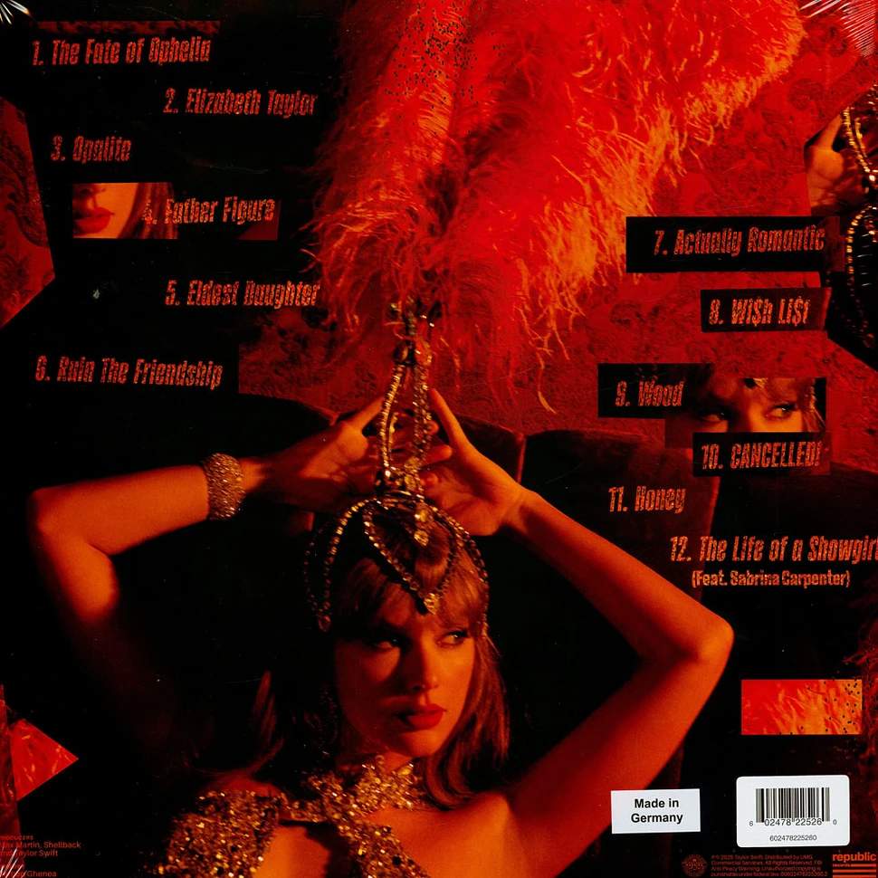Taylor Swift - The Life Of A Showgirl: Sweat And Vanilla Perfume