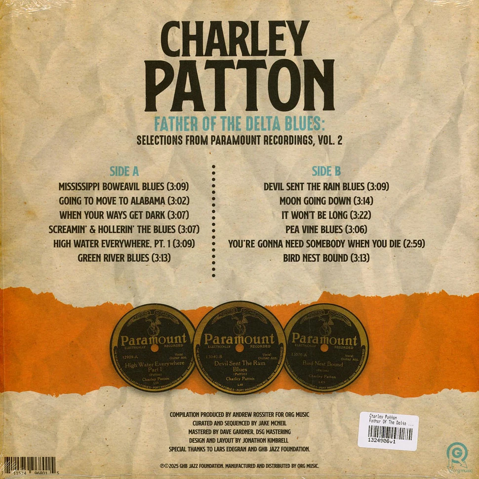 Charley Patton - Father Of The Delta Blues: Selections From Paramount ...