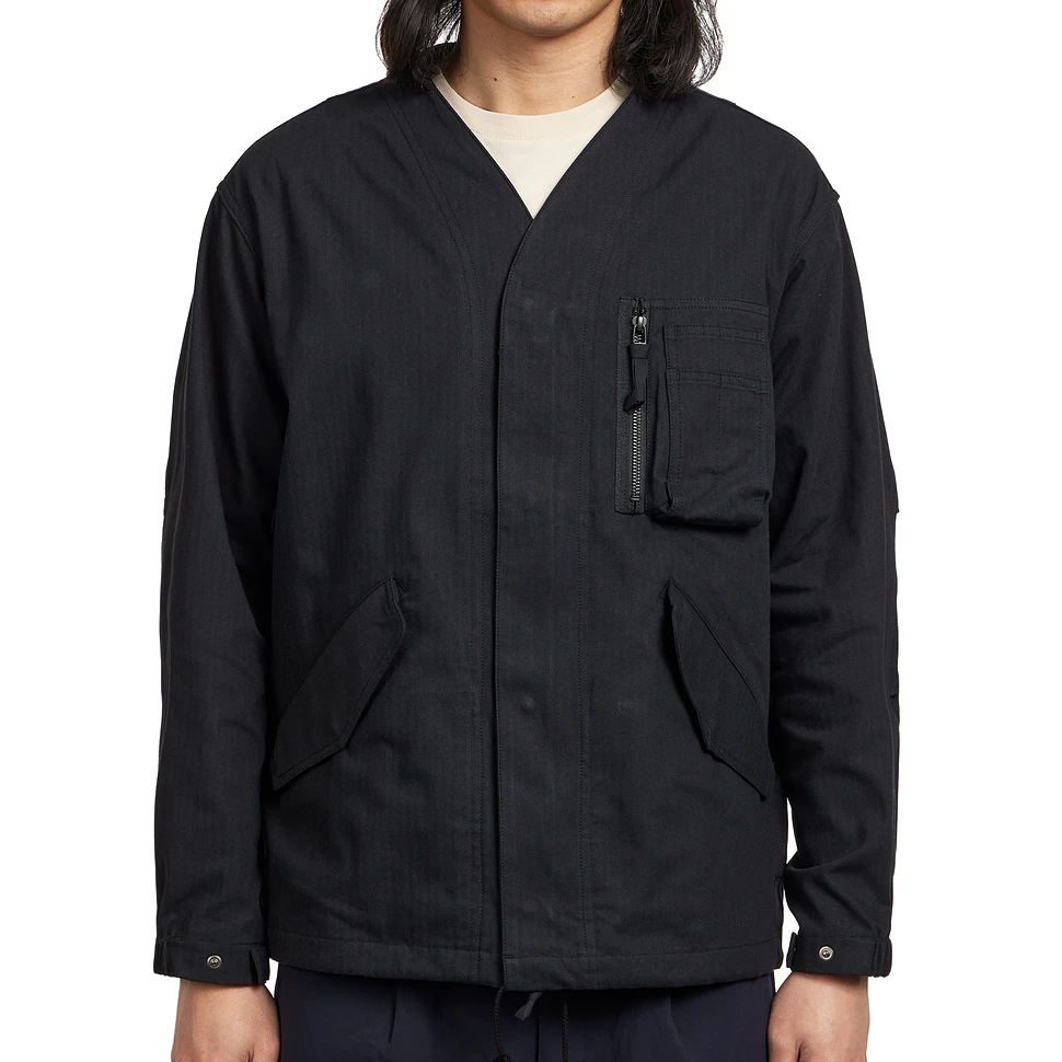 Snow Peak - TAKIBI Herringbone Collarless Jacket