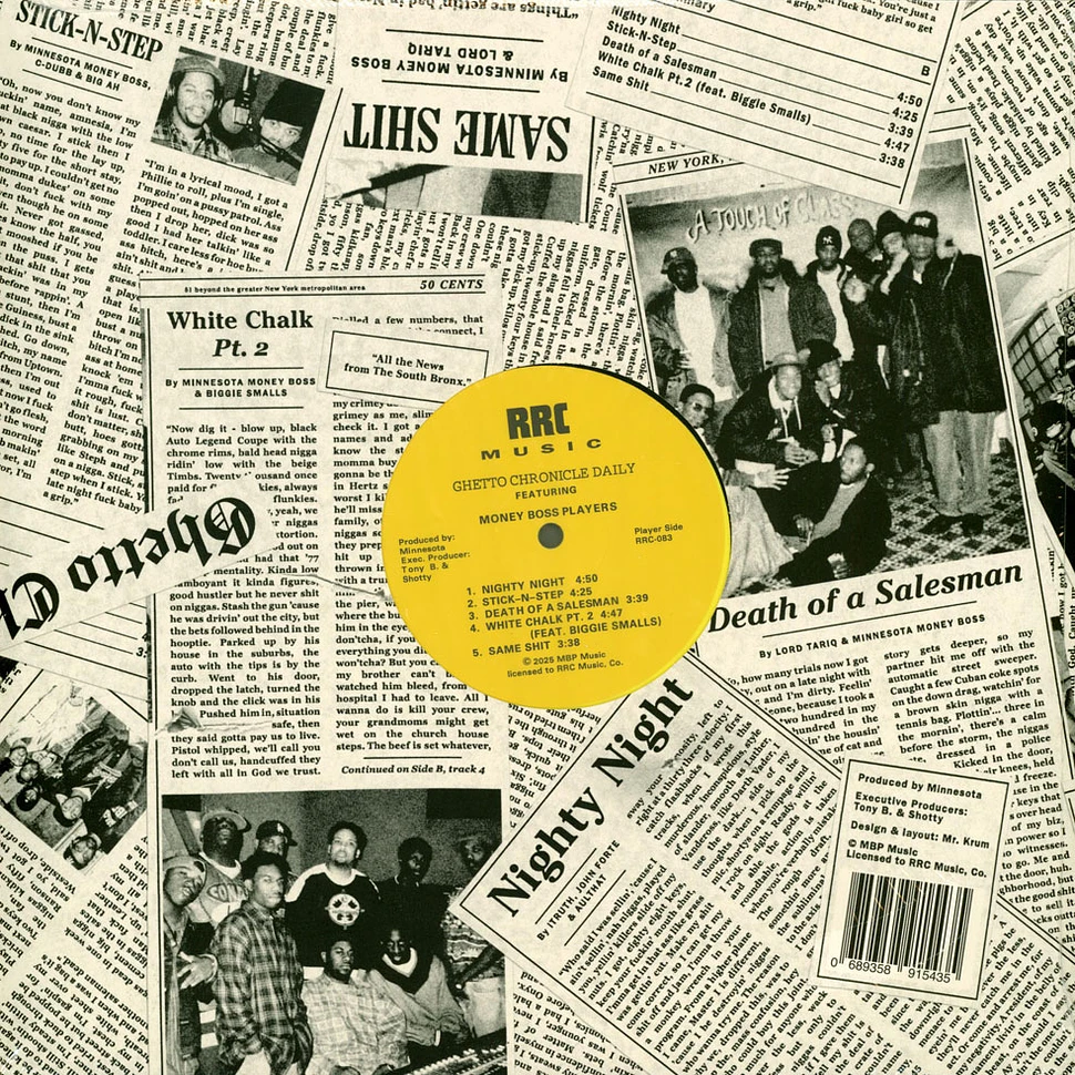 Money Boss Players - Ghetto Chronicle Daily HHV Exclusive Yellow