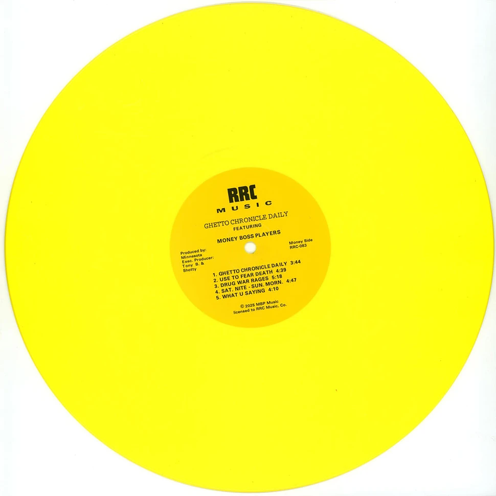 Money Boss Players - Ghetto Chronicle Daily HHV Exclusive Yellow