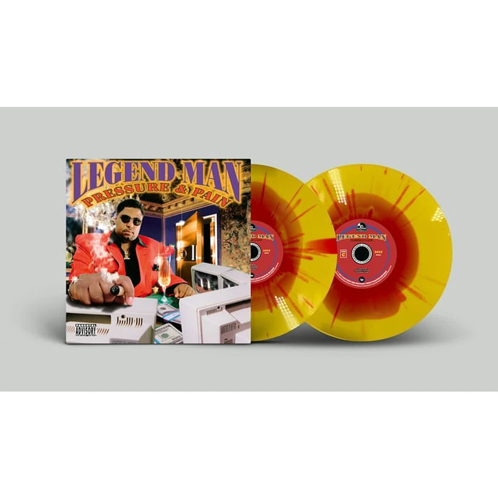 Legend Man - Pressure & Pain Splatter Vinyl Edition - Vinyl 2LP