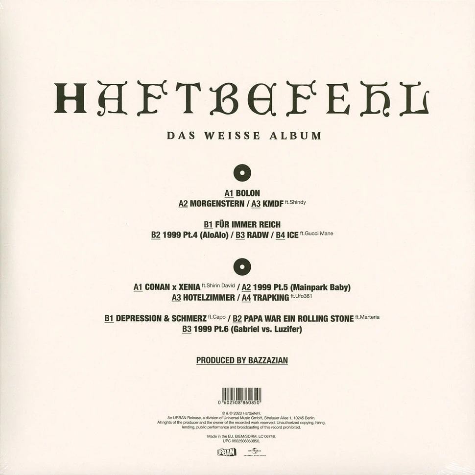 Haftbefehl - Das Weisse Album