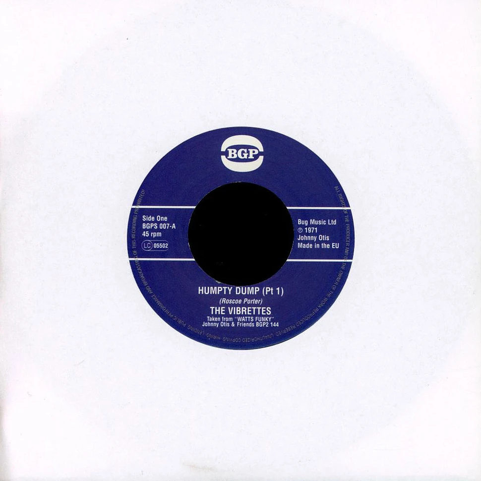 The Vibrettes - The Humpty Dump Pts 1 & 2 - Vinyl 7 The Vibrettes - The Humpty Dump Pts 1 & 2 - Vinyl 7