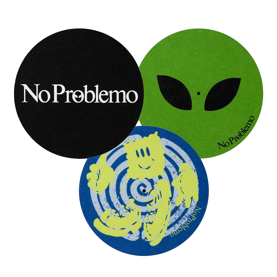 No Problemo Turntable Slipmats 3 Pack