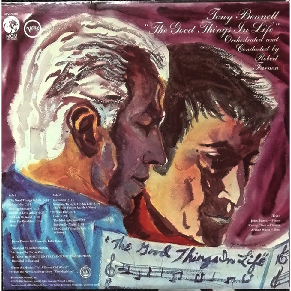 Tony Bennett - The Good Things In Life