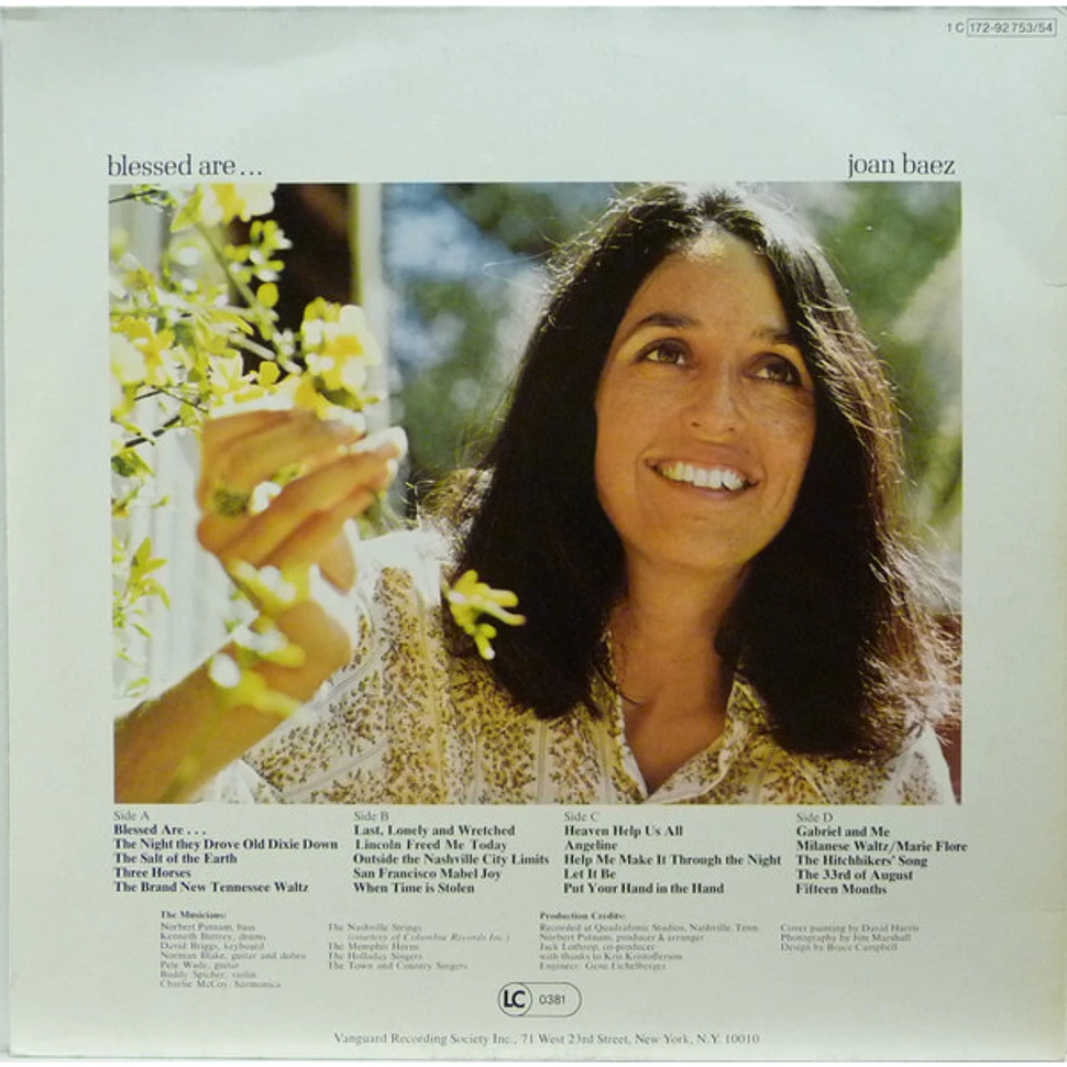 Joan Baez - Blessed Are... - Vinyl 2LP - DE - Reissue | HHV
