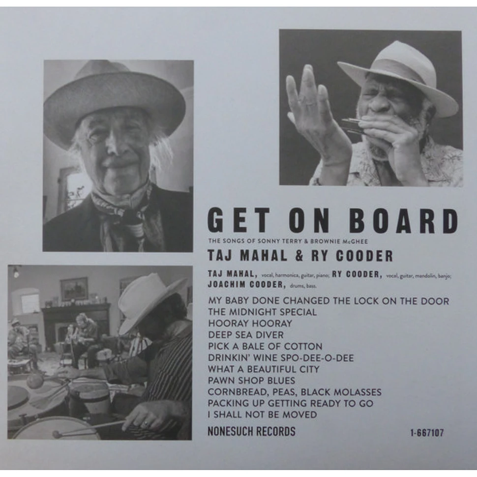 Taj Mahal & Ry Cooder - Get On Board (The Songs Of Sonny Terry