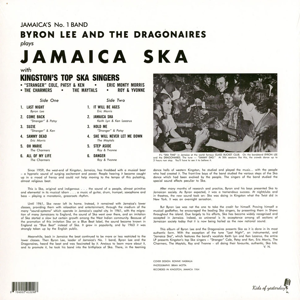 Byron Lee & The Dragonaires - Plays Jamaica Ska - Vinyl LP - 1964 - EU ...
