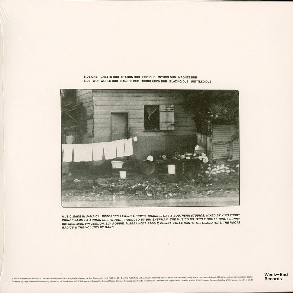 Bim Sherman - Ghetto Dub - Vinyl 12