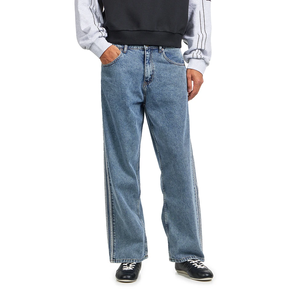 Firebird Adicolor Denim Jeans Mid-Rise Straight Leg