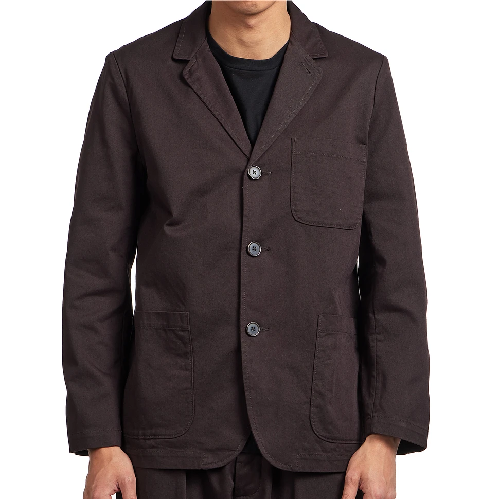 Universal Works Three Button Universal Works - Three Button Jacket (Brown) | HHV