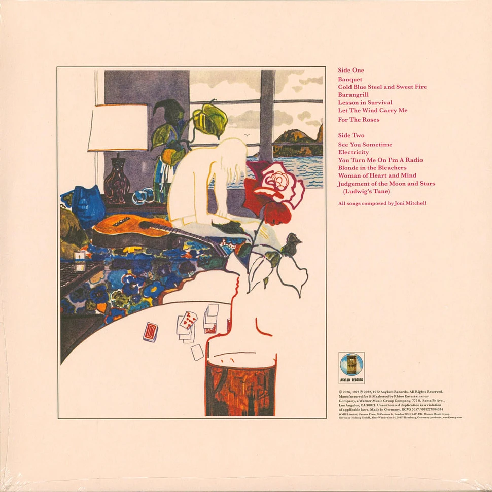 Joni Mitchell - For The Roses Record Store Day 2026 Colored Vinyl