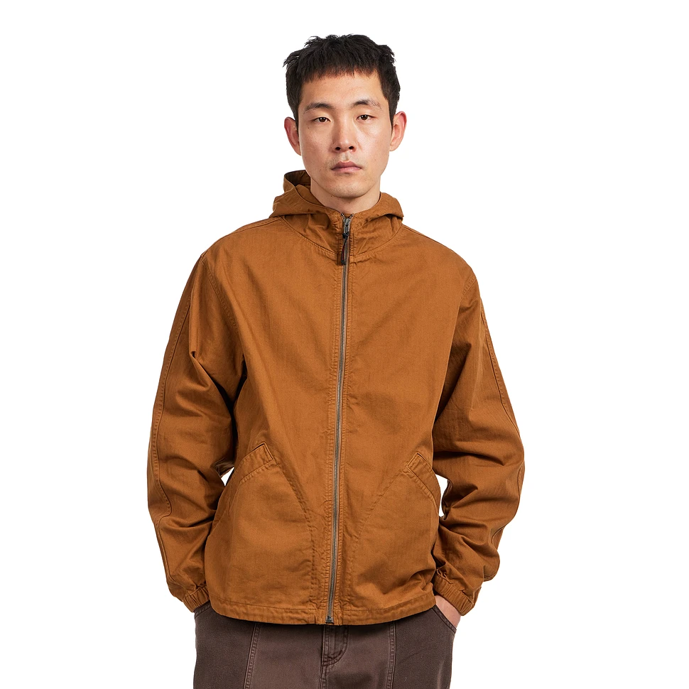 Herringbone Hooded Jacket