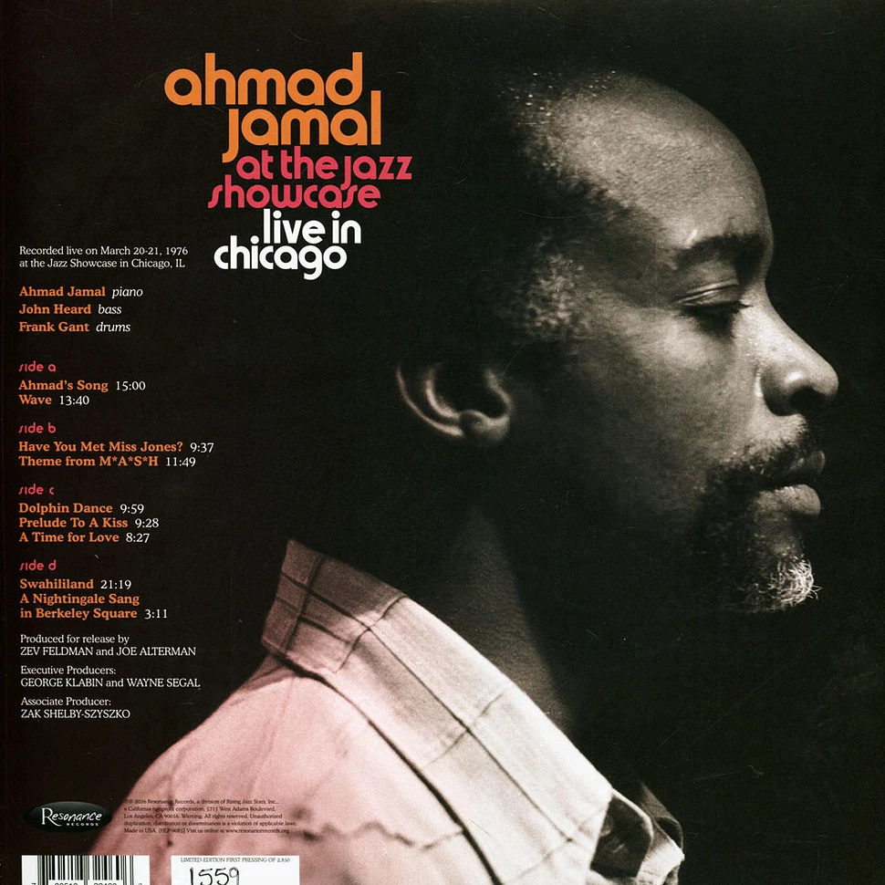 Ahmad Jamal - At The Jazz Showcase : Live In Chicago Record Store