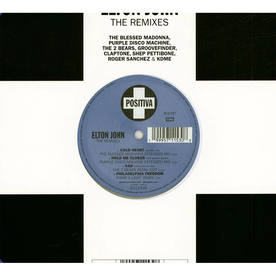 Elton John - Positiva Presents: Elton John - The Remixes Record