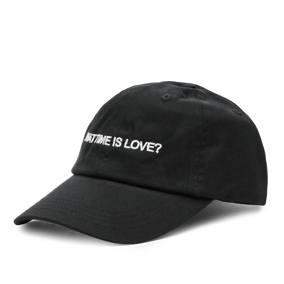 What Time Is Love Embroidered Cap