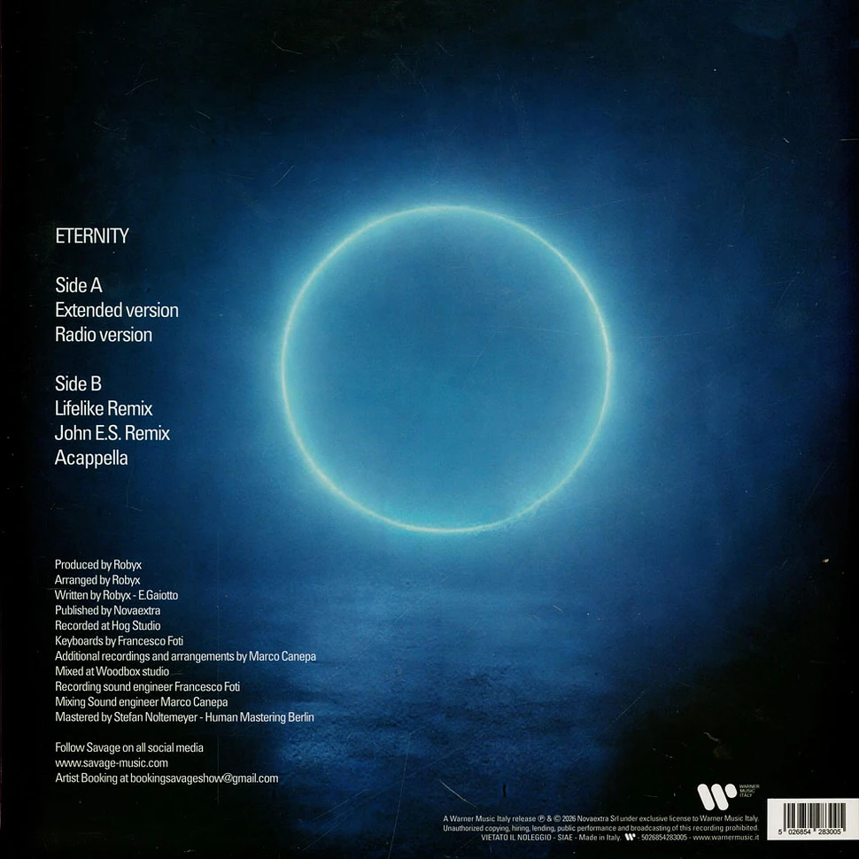 Savage - Eternity Clear Blue Vinyl Edition