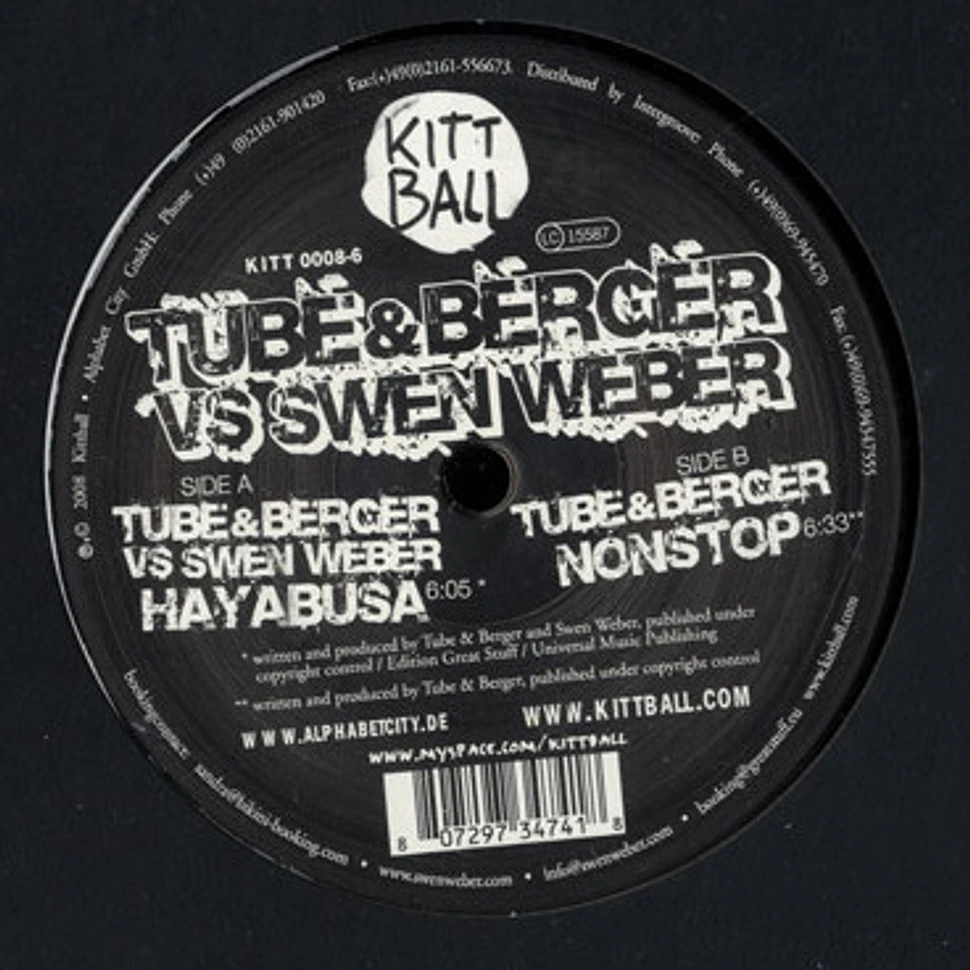 Swen Rl034 Tube & Berger vs Swen Weber - Hayabusa - Vinyl 12