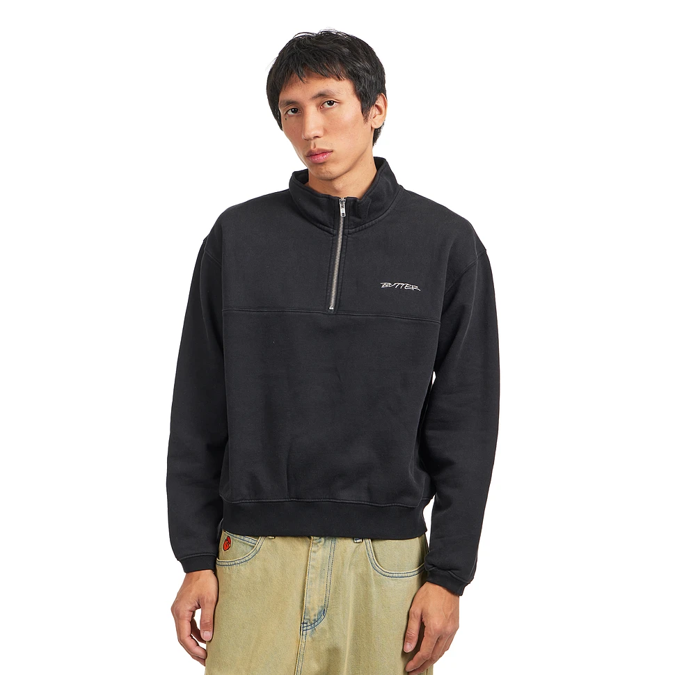Panel 1/4 Zip Sweater