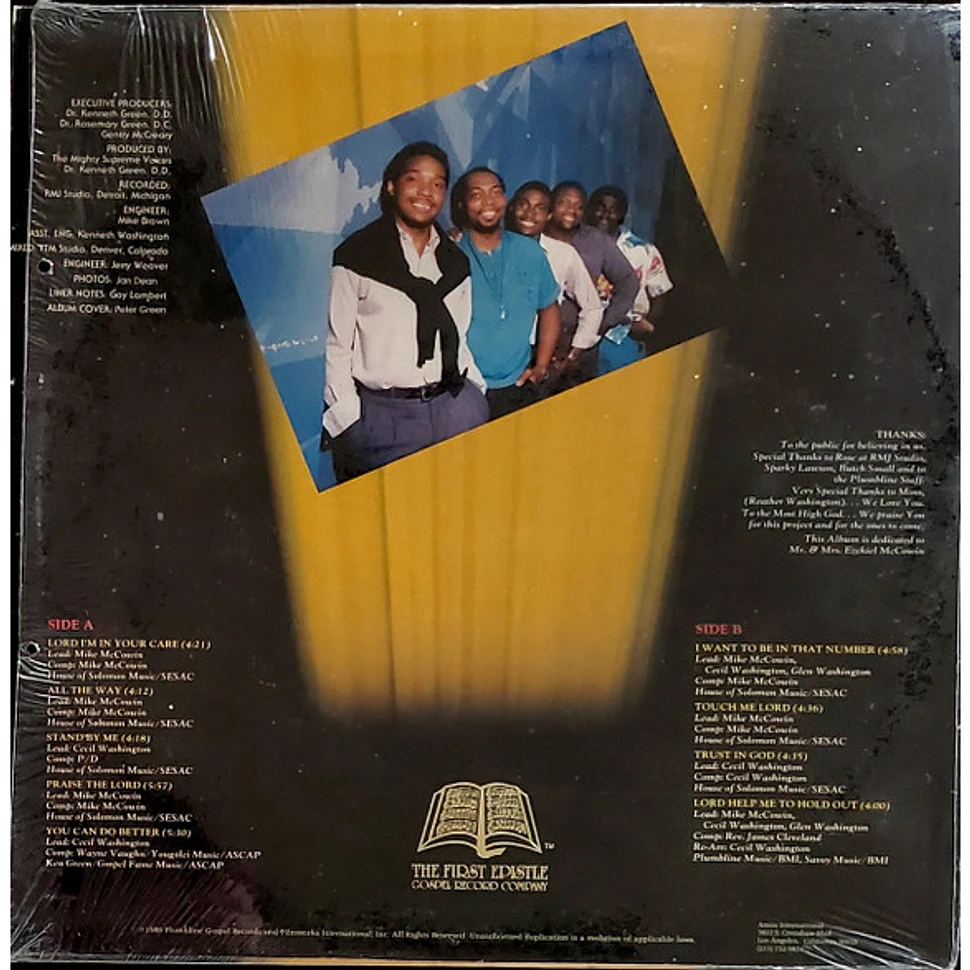 The Mighty Supreme Voices Of Dallas, Texas - You Can Do Better - Vinyl ...
