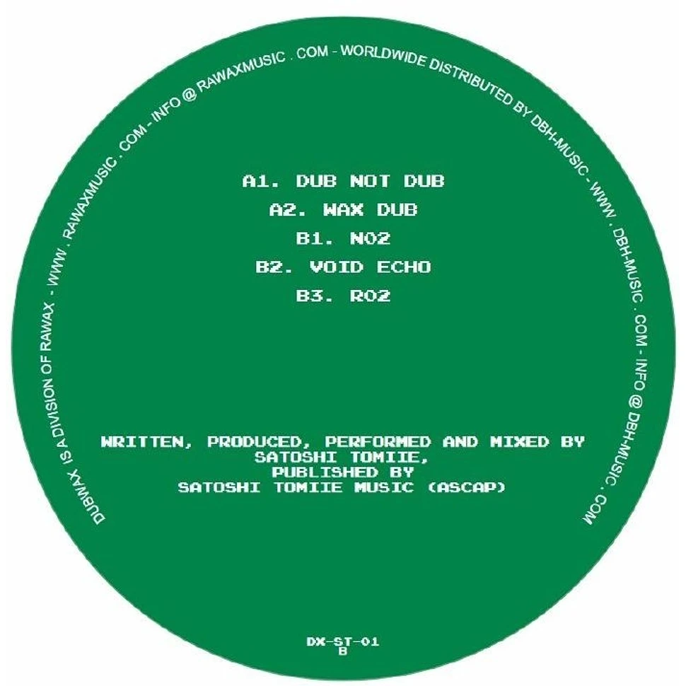 Satoshi Tomiie - Subtract Infinity Part 1 Black Vinyl Edition